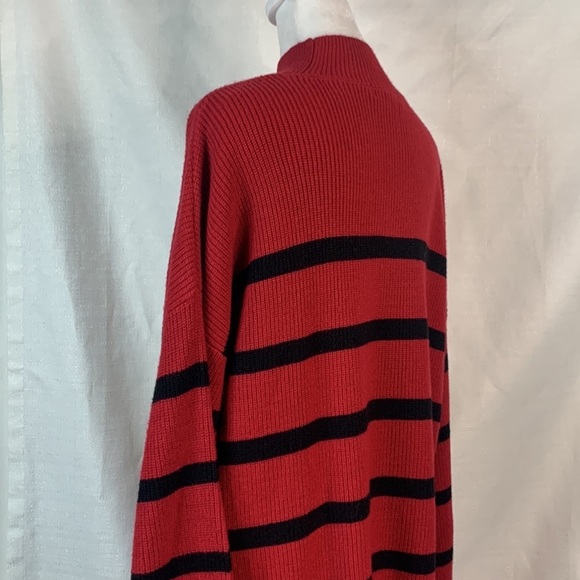 Calvin Klein Red Mock Turtleneck Sweater- NWT - Picture 8 of 14